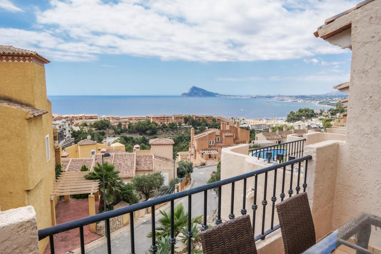 Charming Townhouse With Sea Views & Pool In Altea Villa Calp Exterior foto