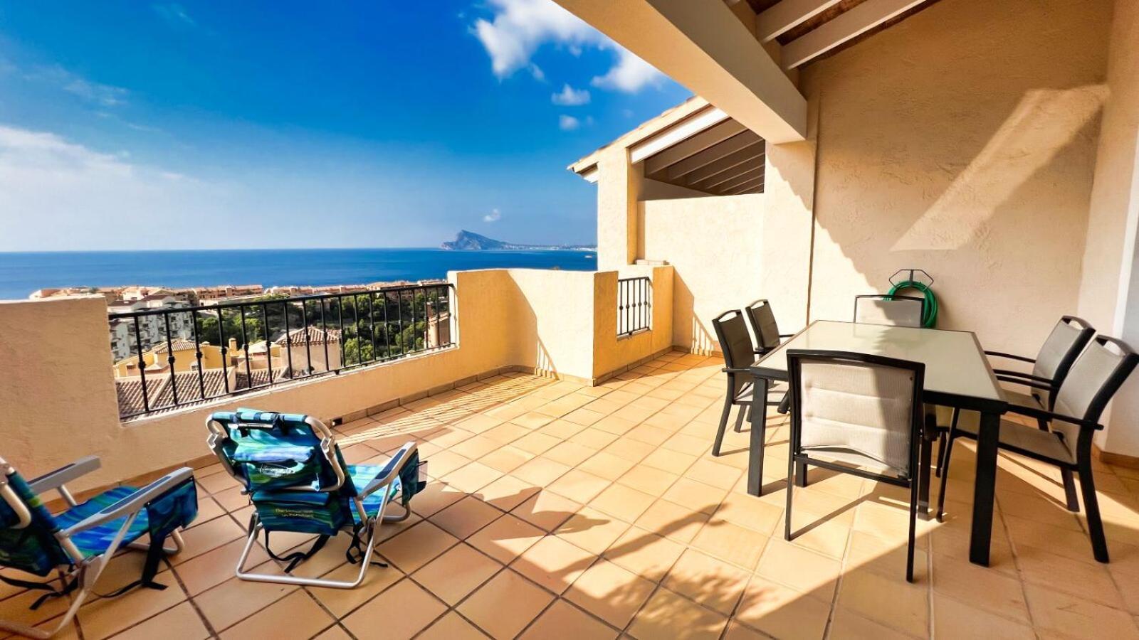 Charming Townhouse With Sea Views & Pool In Altea Villa Calp Exterior foto